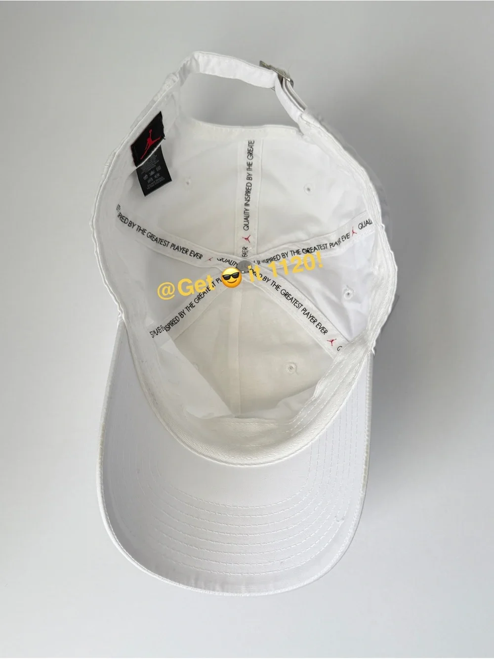 Jordan Jumpman Heritage86 Washed Cap One Size Unisex White DC3673-100